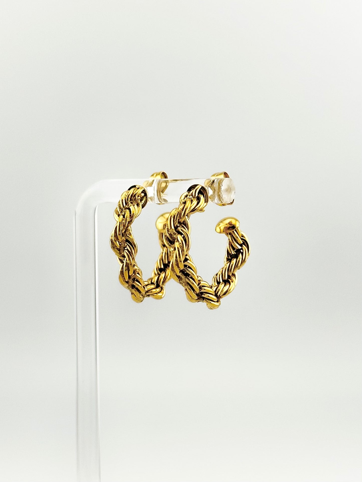 Taylor Gold Twist Hoops